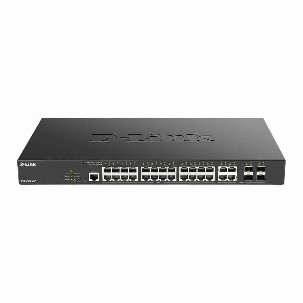 (image for) D-Link DGS-2000-28P 28 Port Gigabit PoE Managed Switch